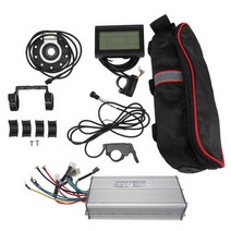 전기자전거컨트롤러 36V 48V 1500W 전기 자전거 변환 키트 35A 사인파 컨트롤러 라이트 와이어 LCD3/LCD6/, 01 LCD3 Set, 한개옵션1