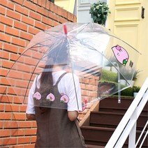 도아브 핑크풋 당친 투명 우산 3p세트 자동우산 (7559104)