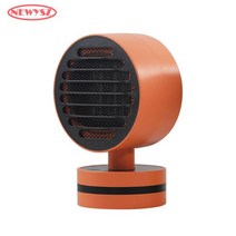 뉴이즈 마카롱 미니 온풍기 500W, 붉은색