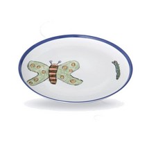 Reichenbach 라이헨바흐 레이첸바흐 Porzellini 블루 플랫 플레이트 접시 나비 Schmetterling 20cm