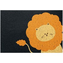 MOCAROSE 미끄러짐을 방지하다 코일현관매트 북유럽 스타일 캐릭터 소동물 방수 주방 카펫, 100x120cm, 11#