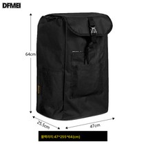 DFMEI. small puller--로드카트 접이식 핸드카트 전용봉투 쇼핑장보기카트봉투 카백, 엘레강스 블랙 라지, L100