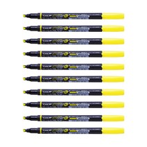 TOMBOW 톰보 코트 단면 형광펜 10개입, 옐로우