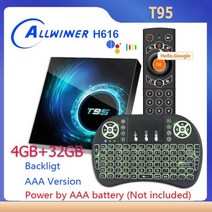 최신 T95 스마트 tv 박스 안드로이드 10 4g 64gb p HDR 6K 1080G 5G 와이파이 구글플레이 스토어 유튜브 미디어 플레이어 셋톱 IP 2.4, 미국 플러그_4GB 32GB G21PRO I8