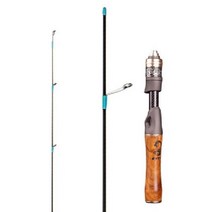 위쳐의 탄소 단단한 나무 말 입 도로 서브로드 소프트 조정 낚싯대 워터 드롭 휠 스트림 낚시 싱글로드 풀, E