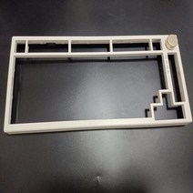 75V3/75V5 기계식 키보드 스페셜 새 버전 커버 어퍼 케이스 (노브 포함) 블랙 화이트 겨울 멜론 호환 Ik75/SK75, 03 Black Transparent