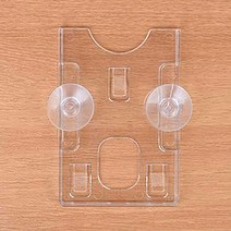 주차케이스 주차케이스 주차증케이스 하이패스카드 출입증케이스 주차카드케이스, 1개, 흡착판