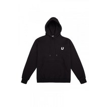 어반에이지 펠트 로고 후디_블랙 Felt Logo Hoodie_Black