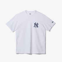 [백화점정품 당일출고] 뉴에라 반팔티 엠엘비 티셔츠MLB 로고 셋업 뉴욕 양키스 티셔츠 화이트13546442
