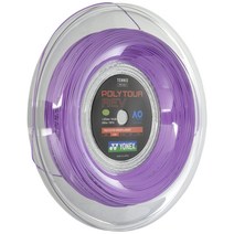 요넥스(YONEX) 테니스 경식 테니스 스트링 폴리투어 레브 125(240m) 가트 고회전 스핀 퍼플(039) PTR1252