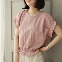 [웬디즈갤러리]허리 프릴 밴딩 블라우스 FBL108