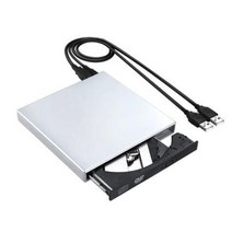 cd리핑 리핑기 cd dvd플레이어 odd Dvd rom 외부 광학 드라이브 usb 2.0 -rom -rw 플레이어 버너 슬림 리더 레코더 휴대용 노트북 windows, 하얀