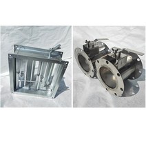 TK 후렌지댐퍼 댐퍼 후렌치댐퍼 사각댐퍼 원형댐퍼, 1개