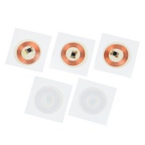 rfid복사기 rfid태그 쓰기 가능 스티커 25mm 125Khz RFID 태그 TK4100 복사기 ID 카드용 재기록 접착 라벨 5 피스, 한개옵션0, 한개옵션1