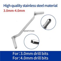 새로운 더블 드릴 슬리브 스테인레스 스틸 수의학 정형 외과 수술 도구, 3.0-4.0mm