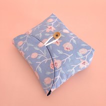 [DIY키트 패키지] 봉투 파우치 화장품 파우치 만들기 파우치백 생리대 (동영상설명), 블랙체크하트