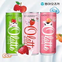 [동아오츠카] 오라떼 240ml CAN 30입 2박스 (딸기 피치 애플), 맛 선택:딸기 1박스 + 피치 1박스