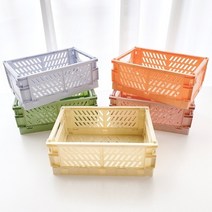 파스텔 접이식 폴딩박스 소품 수납박스 아이방 장난감바구니, 오렌지, 상세페이지 참조