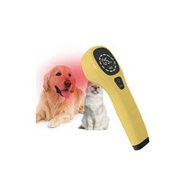 슈퍼라이저 동물용 LLLT 적외선 조사 장치 충전식 808nm 12*650nm 허리 목 어깨 무릎 손에 적용 전신용 가정용 생일 선물 옐로우, 상세페이지 참조