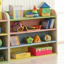 와이드 4단 교구장 모아가구 DIY 프로마, 잎새그린