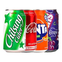 코카콜라 355ml 6+사이다6+환타오렌지6+웰치스포도6