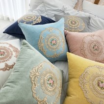 마가렛 북유럽 레이스 사각 거실 쇼파 인테리어 30x50 50x50 쿠션 방석 커버 (2sizes 7colors), 핑크