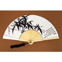 [자체제작] 백의민족공방 국산 전주 합죽선 부채 (중), 윷놀이, 1개