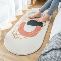DFMEI 침실 카펫 뽀글이 매트 ins 침대 카펫 매트