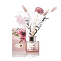 피톤센트 천연복숭아 디퓨저+프리저브드 꽃다발 디퓨져 스틱 사무실디퓨저 인테리어 집들이선물 생일선물 어버이날선물