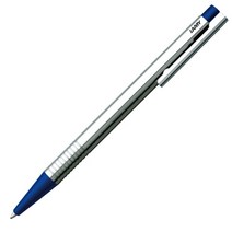 LAMY 로고 볼펜 스틸 포인트 204M, 스틸블루, 1개