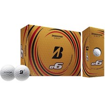 브리지스톤골프 2021 E6 골프공, 12개입, White