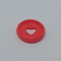 컬러 플라스틱 러브 바인딩 링 바인딩 버튼 버섯 구멍 루스 리프 펜 메모장 바인딩 CD 1000PCS23mm, 10 Red