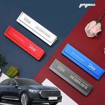(골져스) 더뉴K9 튜닝 주차번호판 안심 듀얼 전화번호 부재중연락처 새차선물 악세사리 차량용품, 다크그레이