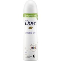 [영국] Dove 인비지블 드라이 안티퍼스피런트 데오도란트 에어로졸 75ml 75ml 1개, 16개