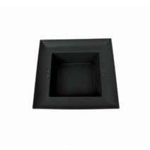 [수반] 정사각 수반 대형(내경14.5x14.5cm 외경22.5x22.5cm 속높이3.5cm) 오아시스 받침 플라스틱 수반 변형없이 가벼움 (16개 이상 주문시 발송 가능)