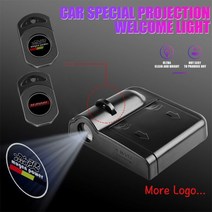 무드등 라이트 앰비언트 3D 자동차 무선 도어 장식 Led HD 프로젝터 램프 미이 이비자 6l 6j 레온 Mk2 아로나 알함브라 큐프라 fr용 145608, 1Pcs with logo _For Porsche
