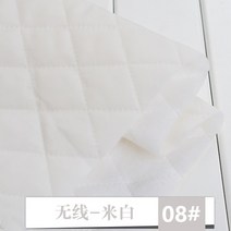 두꺼운 퀼트 인터라이닝 코튼 원단 DIY 수제 겨울 코트 안감 패딩 재킷 150x50cm 린넨코튼원단, 50x150cm, 02 beige