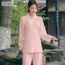 봄가을 남녀 공용 생활복 슈트 긴팔 저고리 바지 개량 세트 YD 뉴타임즈 X952A062