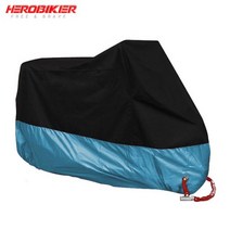 HEROBIKER오토바이 커버 올 시즌 방수 방진 UV 보호 야외 모토 스쿠터 모토바이크 레인, CHINA, 2XL for 2101-2200mm, Blue