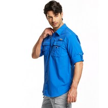 테슬라 아웃도어 낚시셔츠 TM-MOL22, XL, 래피스블루_LBU