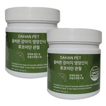 다한 강아지 대용량 영양제 후코이단 250g, 관절건강, 2개