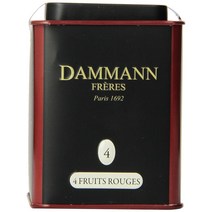 Dammann Freres 다만프레르 잎차 프렌치블랙티 100g Leaf Quatre Fruits, 1개