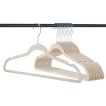 30 피스 걸이 안티 슬립 걸이 훅 회전식 행거 몰려 행거 플라스틱 안티 슬립 걸이 벨벳 행거, 보여진 바와 같이, 하나