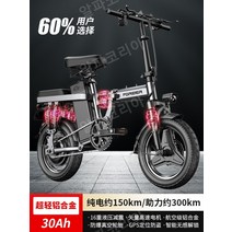 중국직송 고성능 자토바이 PAS 접이식 폴더 전기자전거 초경량, 03.알루미늄 합금 주행거리 150KM