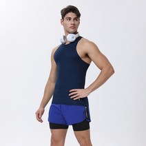 마라톤복장 마라톤 반바지 러닝복 싱글렛 헬스 운동복 남성 민소매 러닝 조끼 근육 훈련 달리기 야외 피트니스 체육관 탱크 탑