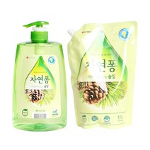 자연퐁 솔잎 1kg(용기)/1.1L(리필), 30420 자연퐁 솔잎 1kg