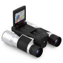 고배율망원경 스마트폰연결 쌍안경 HD 강력한 2.0 인치 LCD 스크린 비디오 기록장치 망원경 줌 12X 디지털 캠핑 1000m FS608R 12X32, 01 12x32 W32
