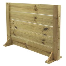 우드파티션 칸막이 가림막 방부목 PT03 (지지대포함), 방부목 - 113 x 60 (지지대포함)