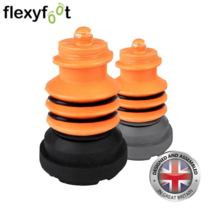 Flexyfoot Crutch Foot 교체용 페룰 블랙 그레이, 그레이 1개