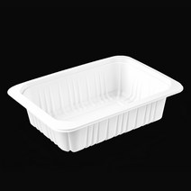 맛을담는용기 실링용기 / 줄단위 소량판매 실링용기 PC-19145 백색 - 100개 바베큐 2-5호 엔터팩 큐담 팩시스 호환 용기, 1개